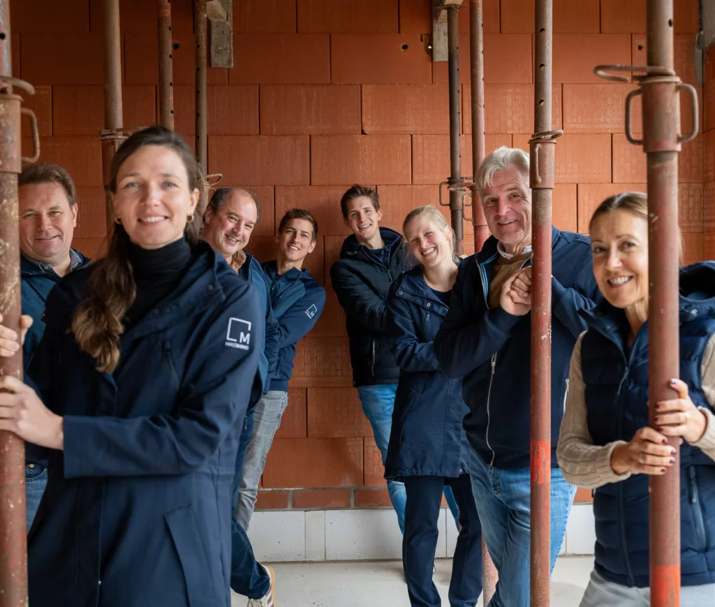 Massimmo Villabouw team op de werf Jonah Samyn