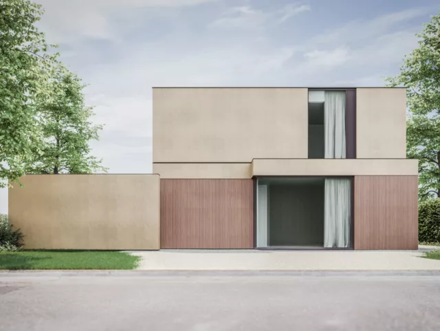 Moderne Villa Guillaume Lisa voorgevel LR
