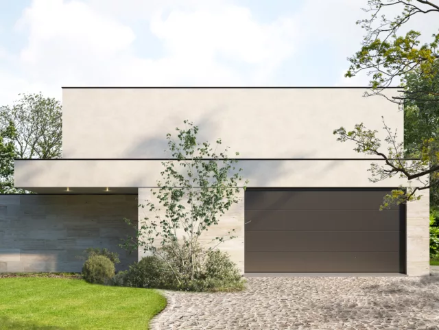 Voorgevel Villa Gabriella moderne nieuwbouw frontaal
