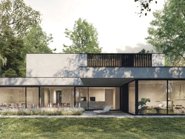 BSS architecten by Massimmo Villabouw Moderne villa bouwen Oost-Vlaanderen