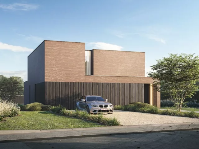 architect Tom Lierman by Massimmo Villabouw Moderne villa bouwen Oost-Vlaanderen te Roosdaal